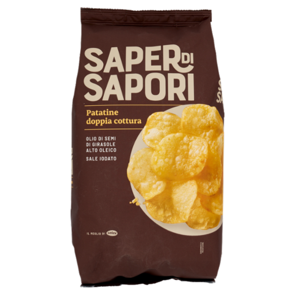 Selex Saper di Sapori Patatine Doppia Cottura Classiche 130 g