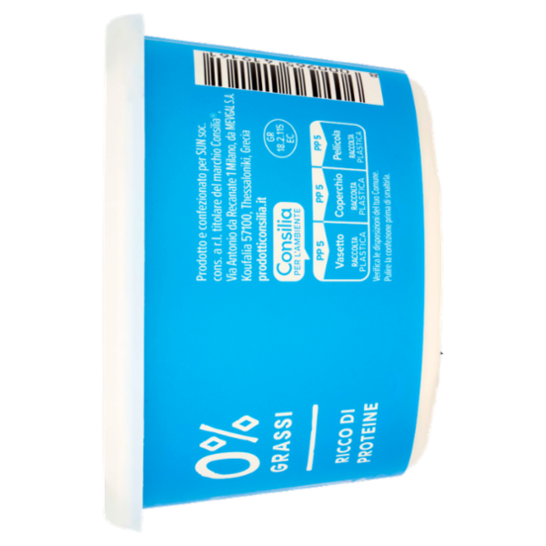 Consilia Yogurt Greco Magro Bianco 0% Grassi 450 g