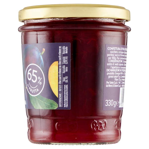 Selex Confettura Extra di Prugne 330 g