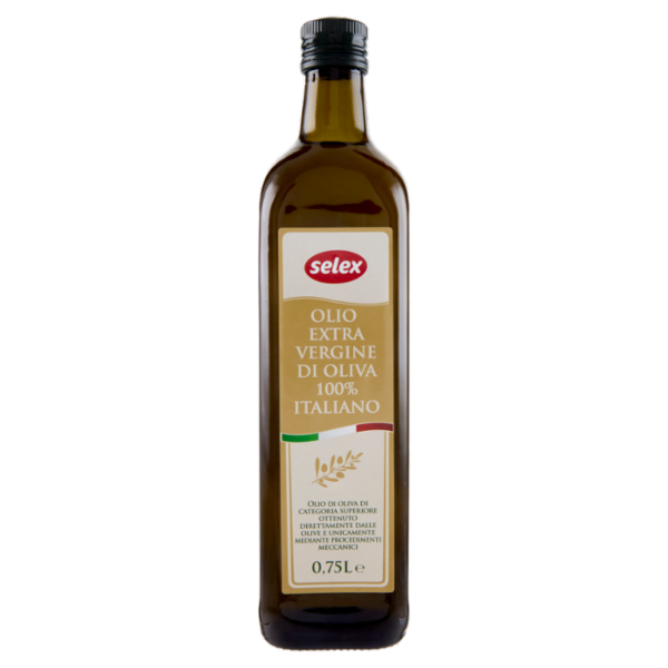 Selex Olio Extra Vergine di Oliva 100% Italiano 750 ml