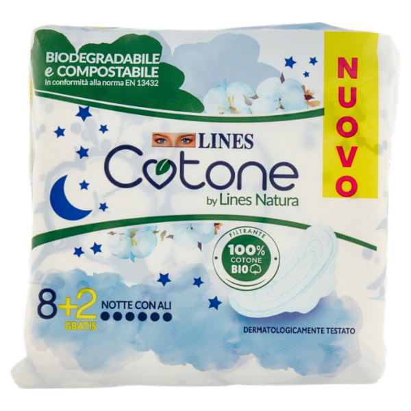 Lines Cotone by Lines Natura Notte con Ali 8 + 2 pz
