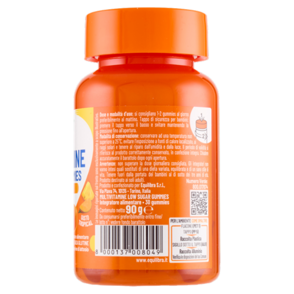 equilibra Multivitamine Low Sugar Gummies 30 gummies 90 g