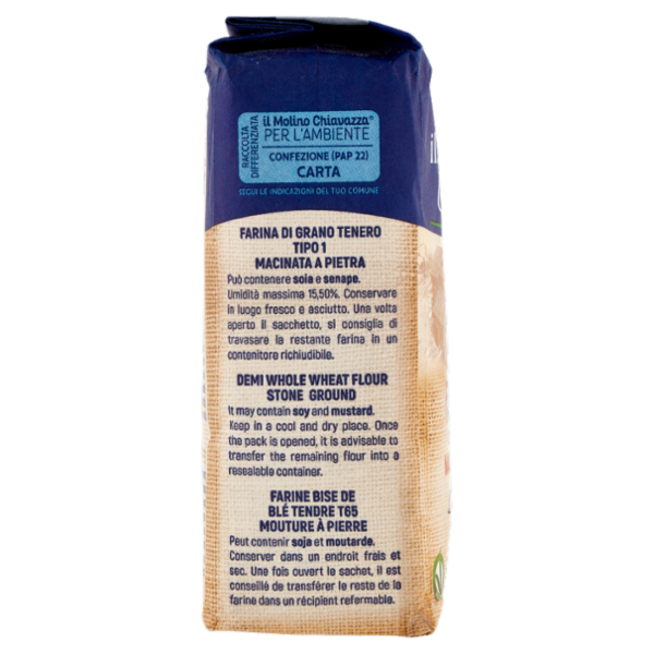 Il Molino Chiavazza Farina Tipo 1 di Grano Tenero 500 g