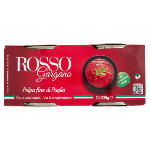 Rosso Gargano Polpa fine di Puglia 2 x 220 g