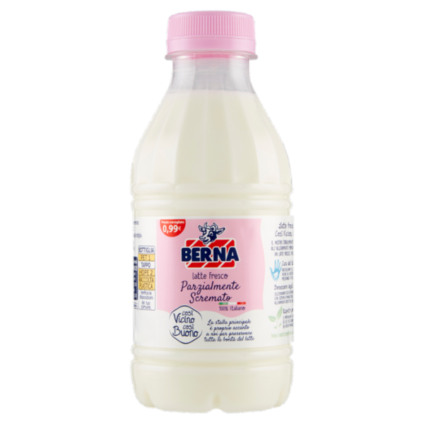 Berna Latte Fresco Parzialmente Scremato 500 ml