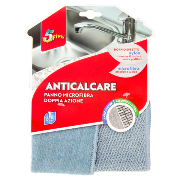 Super5 Anticalcare Panno Microfibra Doppia Azione 1 pz