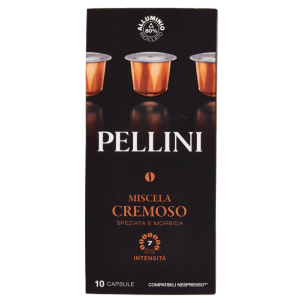 Pellini Miscela Cremoso Compatibili Nespresso* 10 Capsule 55 g