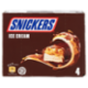 Snickers Barretta Gelato con cioccolato, caramello e arachidi tostate, Multipack da 4 x 45.6 g