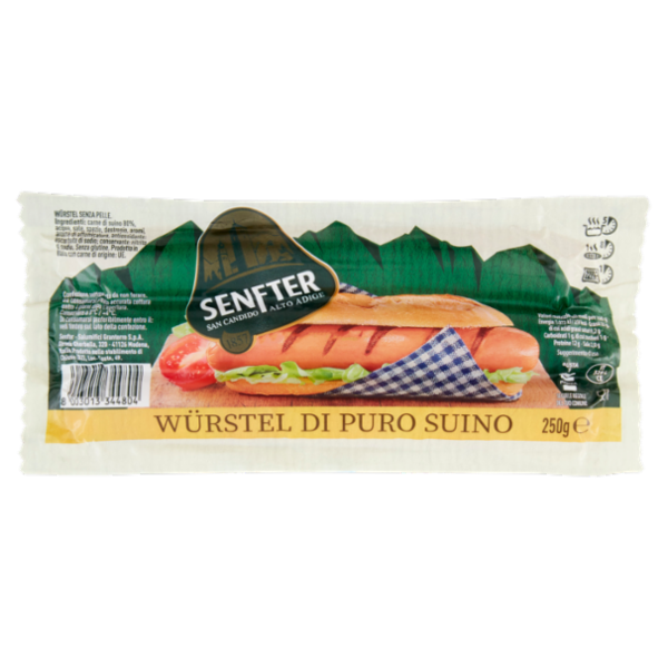 Senfter Würstel di Puro Suino 250 g