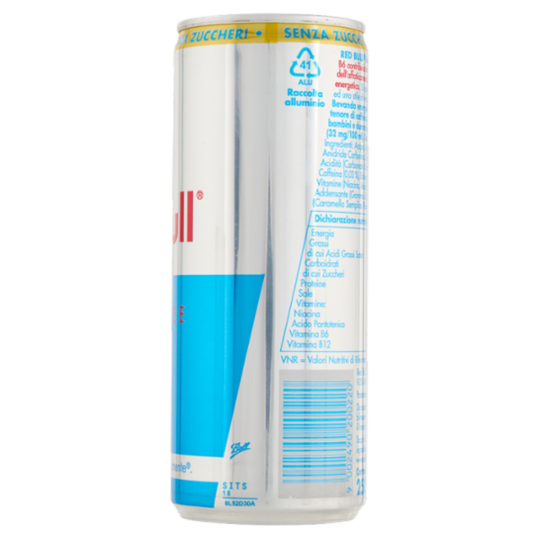 Red Bull Energy Drink, Senza Zuccheri, 250 ml