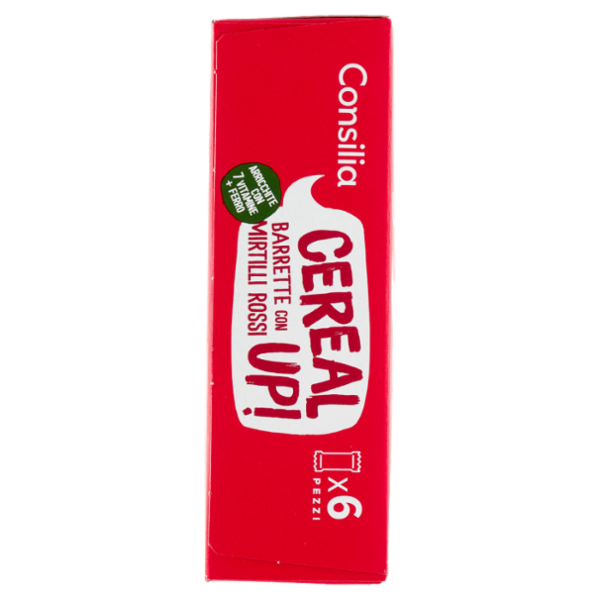 Consilia Barrette di Cereali con Mirtilli Rossi 6x21 g