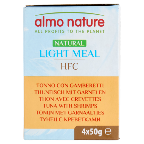 almo nature Natural Light Meal HFC Tonno e Gamberetti 4 x 50 g