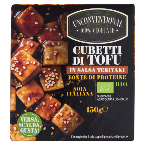 Unconventional Cubetti di Tofu in Salsa Teriyaki Bio 150 g