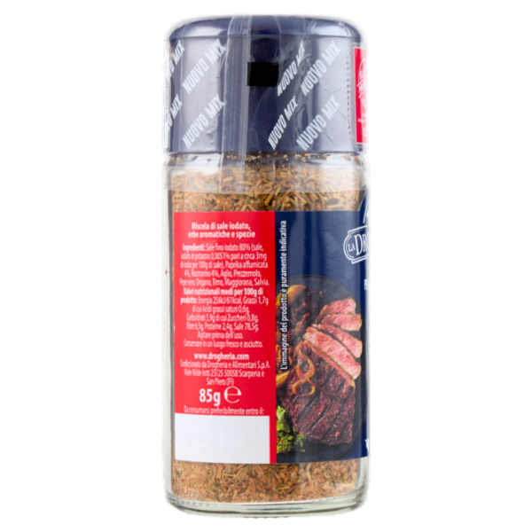 La Drogheria 1880 per Carne con Sale Iodato Rosmarino & Paprika Affumicata 85 g