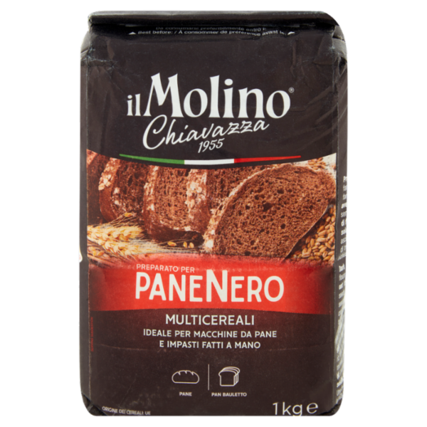 il Molino Chiavazza Preparato per PaneNero Multicereali 1 kg