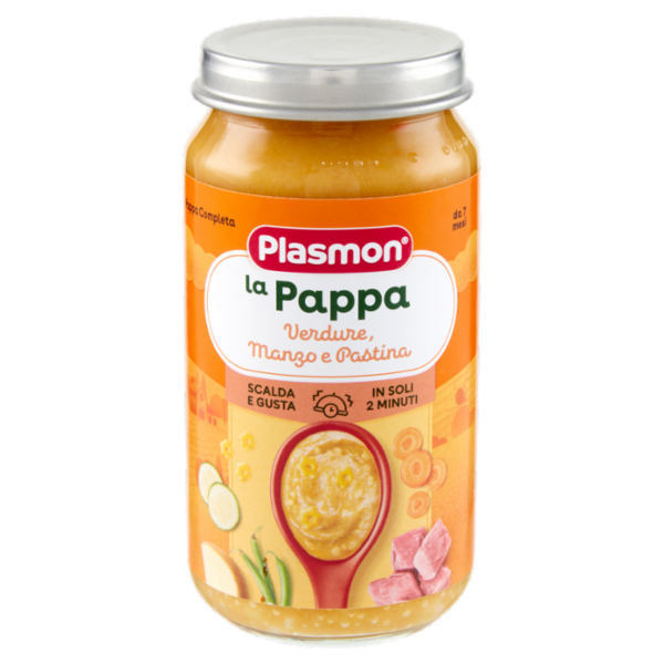 Plasmon la Pappa Verdure, Manzo e Pastina 200 g