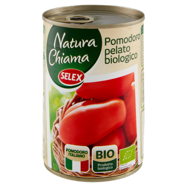 Selex Natura Chiama Pomodori Pelati Biologici 400 g