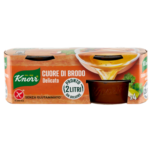 Knorr Cuore di Brodo Delicato 4 x 28 g