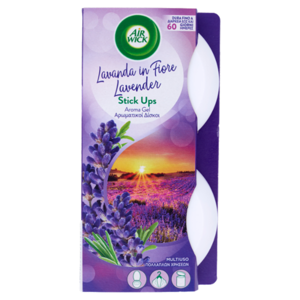 Air Wick Stick Ups Mix Profumatore per ambienti Lavanda in Fiore 2 x 30 g