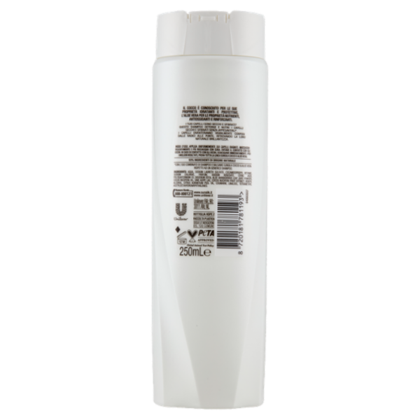 sunsilk Shampoo Cocco e Aloe Vera per Capelli Secchi e Sfibrati 250 mL