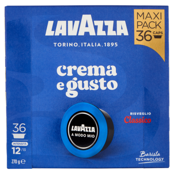 Lavazza A Modo Mio crema e gusto Classico 36 Capsule 270 g