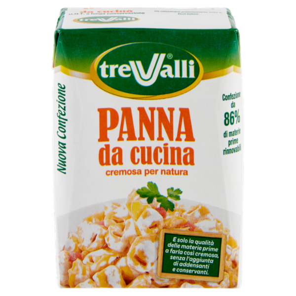 treValli Panna da cucina 200 ml