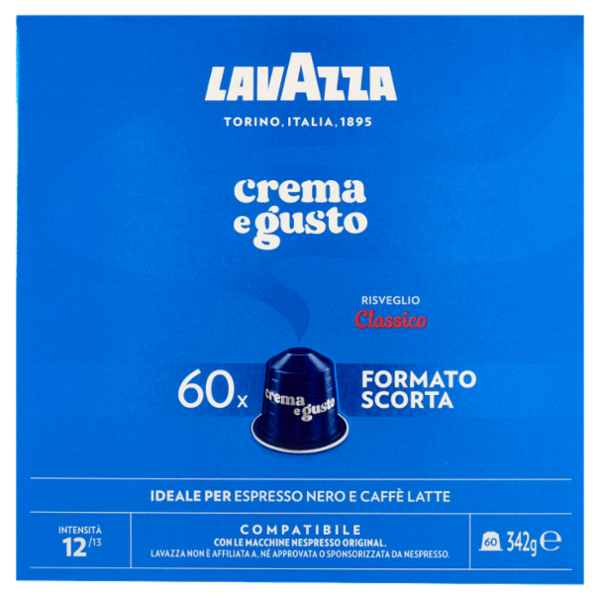 Lavazza crema e gusto Classico Compatibile con Nespresso Original 60 Capsule 342 g
