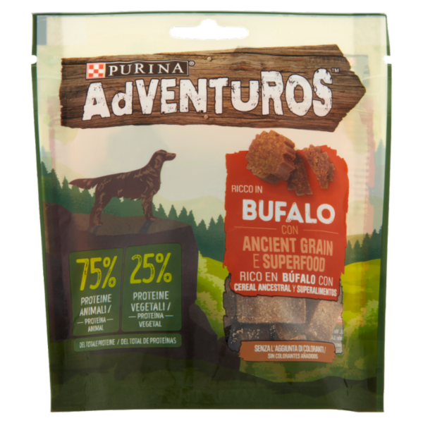 PURINA ADVENTUROS High Meat, Ancient Grain & Superfood Bufalo 120 g