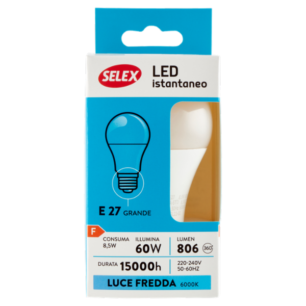 Selex Lampadina Led SMD Goccia E27 9W