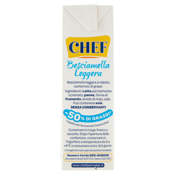 Chef Besciamella Leggera 500 ml