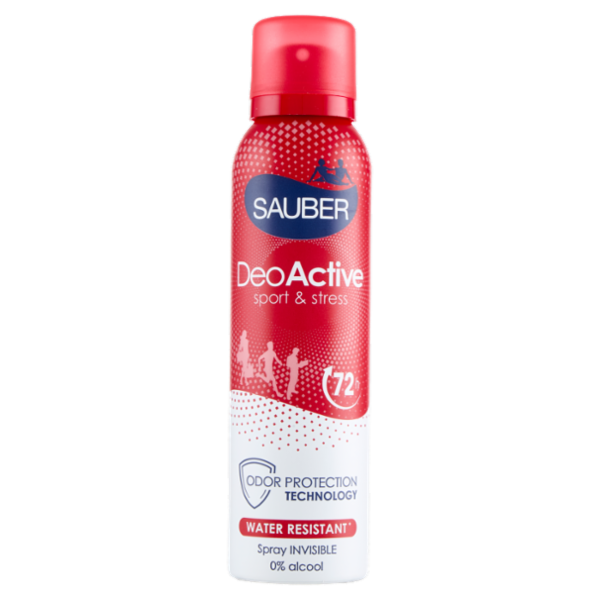 Sauber DeoActive sport & stress Spray 150 ml