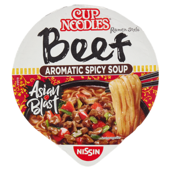 Nissin Cup Noodles Beef Ramen Style 64 g