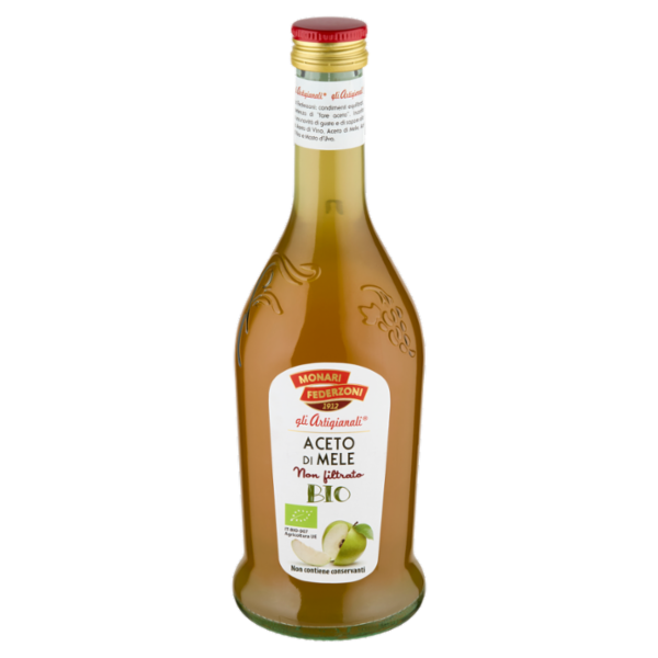 Monari Federzoni gli Artigianali Aceto di Mele Non Filtrato Bio 500 ml