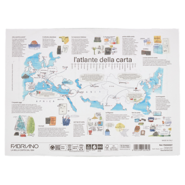 Fabriano Disegno 4 220 g/m² 24x33 cm Liscio 20 Fogli