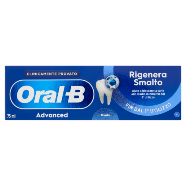 Oral-B Advanced Dentifricio Rigenera Smalto Menta 75 ml