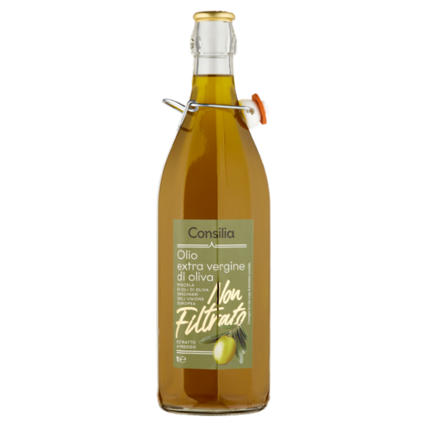 Consilia Olio Extra Vergine di Oliva Non Filtrato 1 L