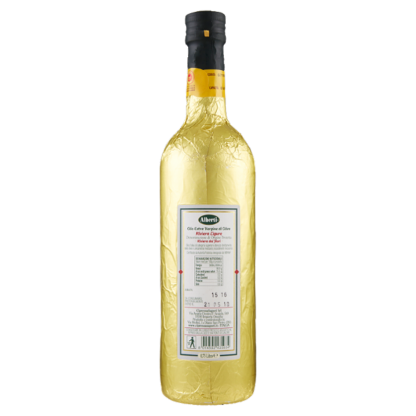 Alberti Olio Extra Vergine di Oliva Riviera Ligure D.O.P. Riviera dei Fiori 0,75 Litro