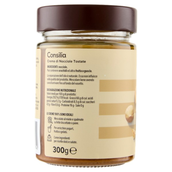 Consilia Crema 100% Nocciole 300 g