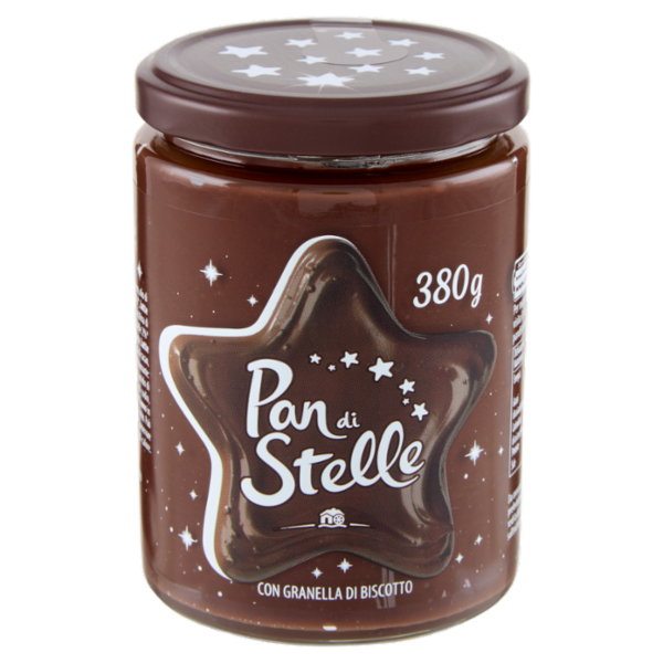 Pan di Stelle Crema al Cacao Nocciole e Granella di Biscotto 380g