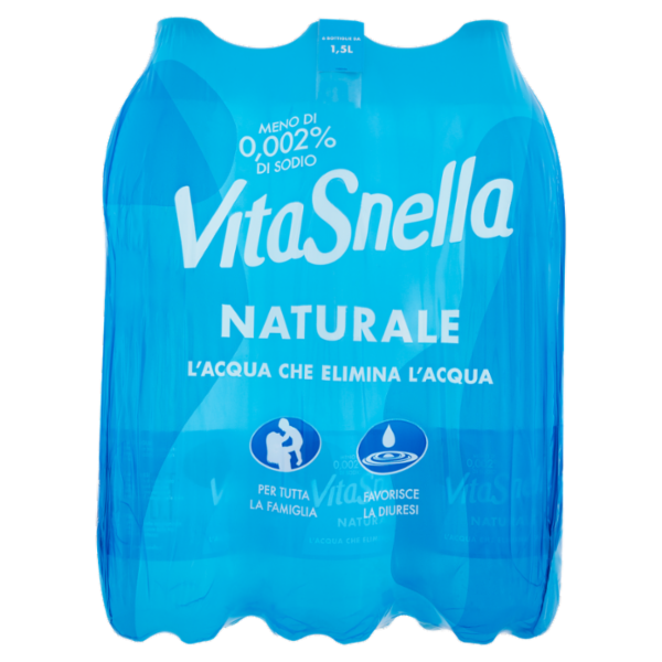 Vitasnella Naturale 6 x 1,5 L
