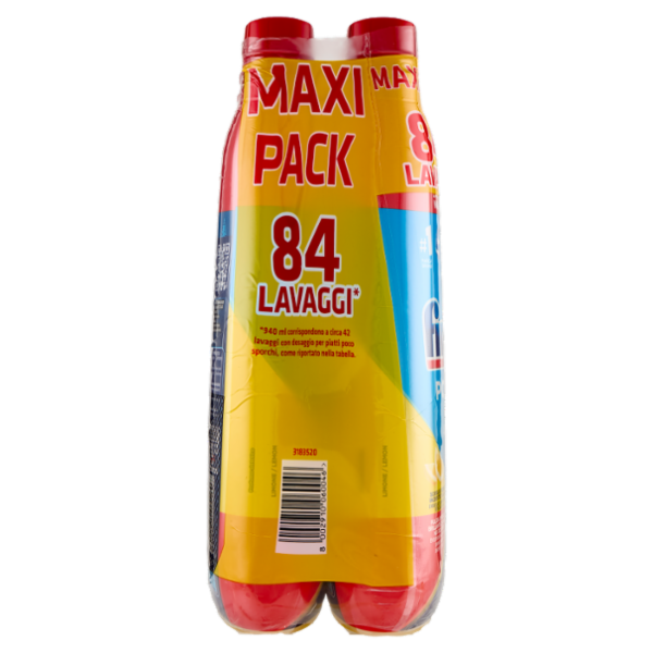 Finish Power Gel Lemon 2 x 42 lavaggi liquido lavastoviglie 2 x 940 ml