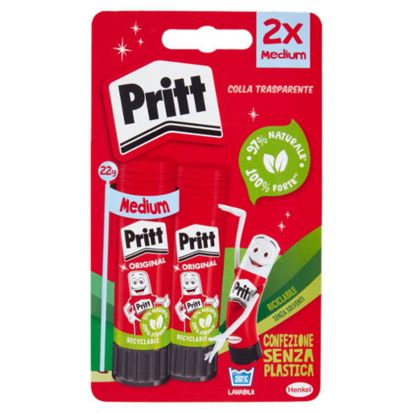 PRITT colla Stick Medium 2 x 22 g