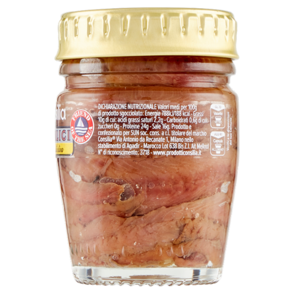 Consilia Filetti di Alici all'Olio di Oliva 58 g