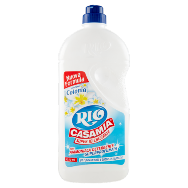 Rio Casamia Super Igienizzante con Ammoniaca Detergente Superprofumata profumo Colonia 1250 ml