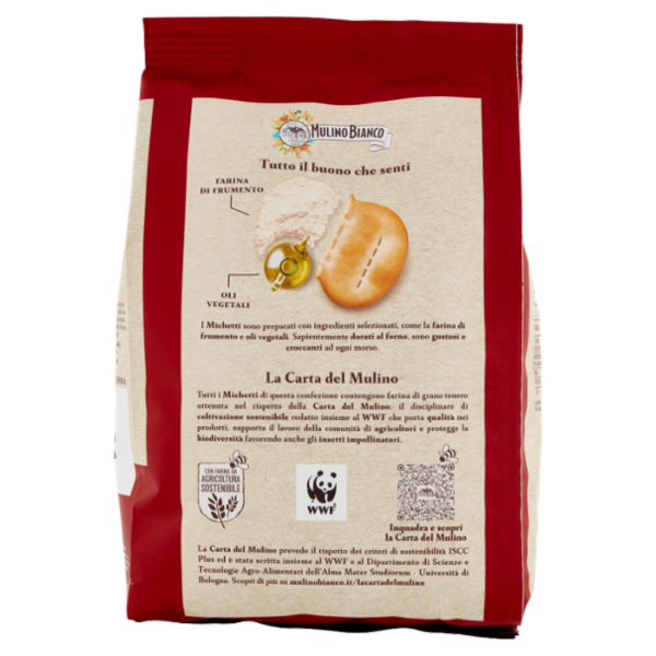 Mulino Bianco Michetti Pani Croccanti con Farina Sostenibile 295g