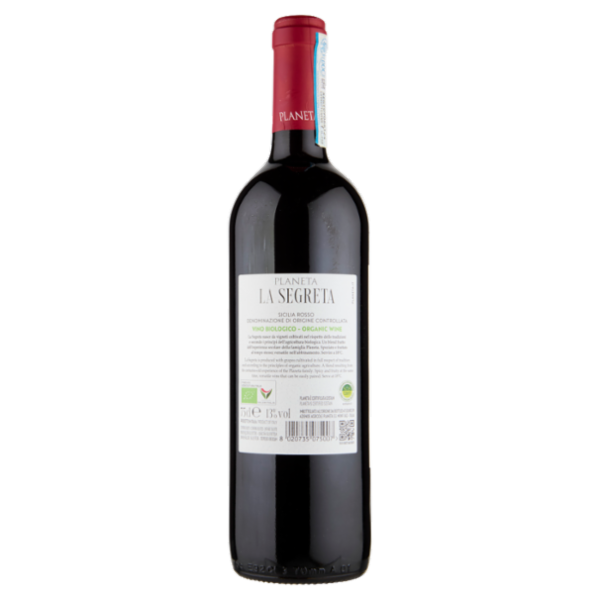 Planeta la Segreta Rosso Sicilia DOC Biologico 75 cl