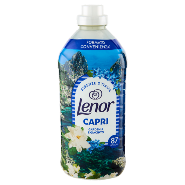 Lenor Essenze D'Italia Capri Ammorbidente Concentrato Gardenia e Giacinto, 87 Lavaggi 1,827 L
