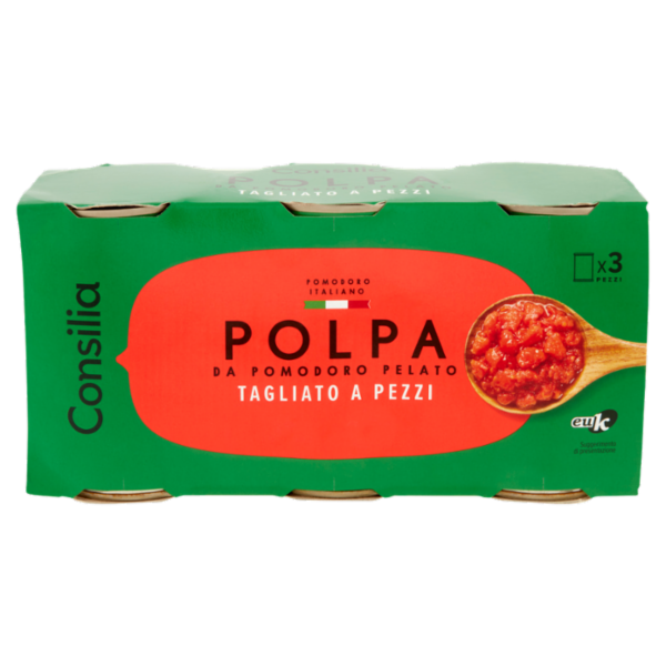 Consilia Polpa di Pomodoro a Cubetti 3x400 g