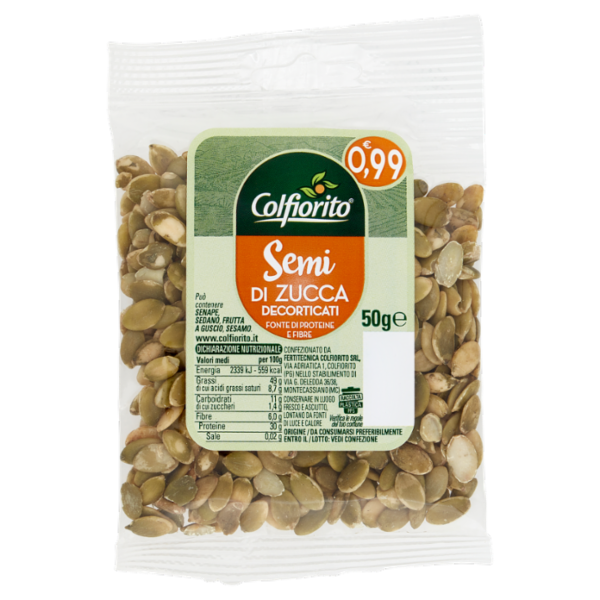 Colfiorito Semi di Zucca Decorticati 50 g