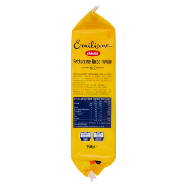 Barilla Emiliane Fettuccine Ricce Pasta all'Uovo 250 g